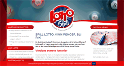 Desktop Screenshot of lottospill.com